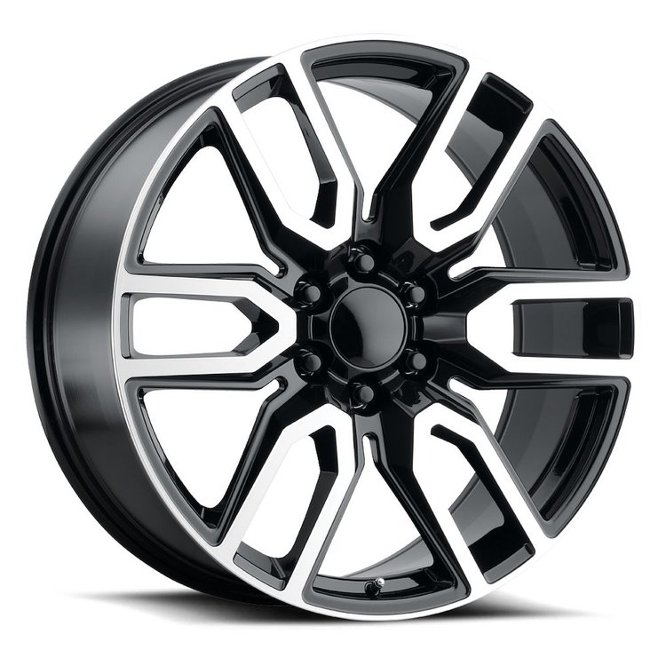 Replica NZH 229-6139-31 GBMF DNNZH Wheel [Size: 22" x 9"] Finish: Gloss Black Machined Face