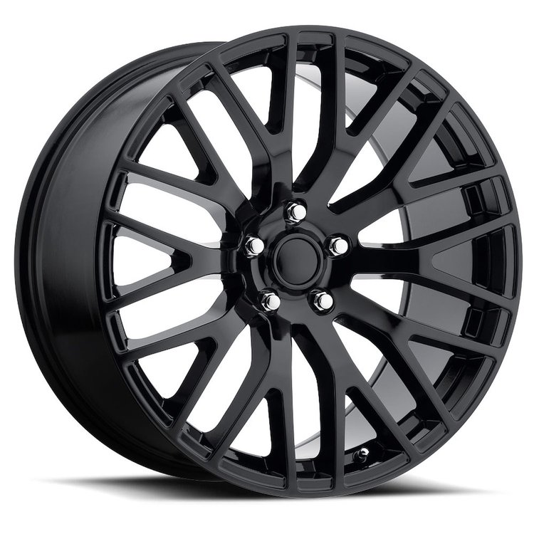 Replica PER 285-5114-35 GB Mustang Performance Wheel [Size: 20" x 8.50"] Finish: Gloss Black