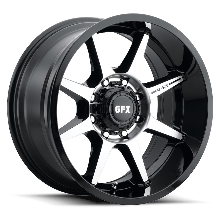T31 210 8180-N1 9GBMF TR31 Wheel Size: 20"x10" [Gloss Black Machined Face Milled Ring]
