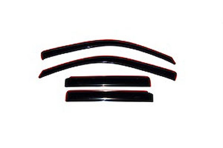 Ventvisor In-Channel Deflector 4 pc. Smoke