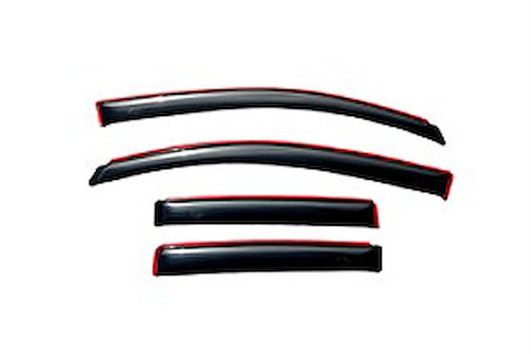 Ventvisor In-Channel Deflector 4 pc. Smoke