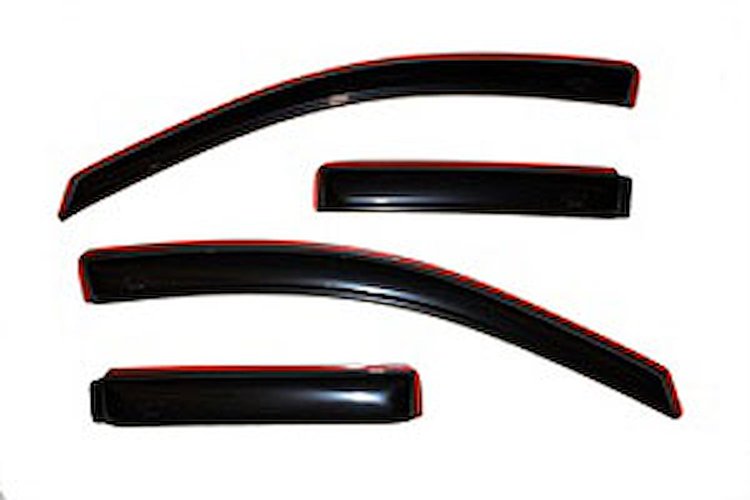 Ventvisor In-Channel Deflector 4 pc. Smoke