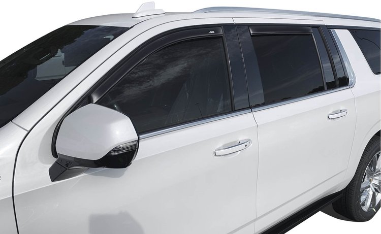 In-Channel Side Window Deflectors GMC Yukon, Cadillac Escalade