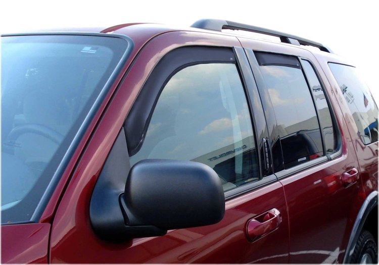 In-Channel Side Window Deflectors 2002-2010 Explorer 4-Door