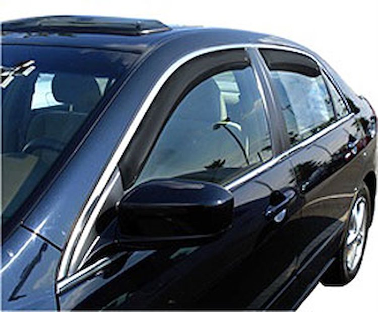Ventvisor In-Channel Deflector 4 pc. Smoke