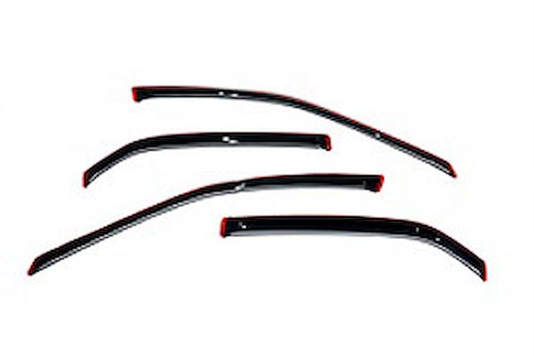 Ventvisor In-Channel Deflector 4 pc. Smoke