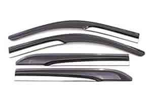 Window Accent Visor 2007-2013 Silverado/Sierra Pickup Crew Cab