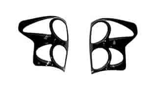 Tail Shades II  Taillight Covers Black/Primed Plastic Diagonal Slot