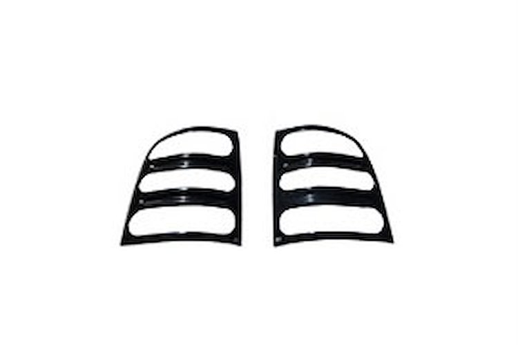 Slots Taillight Covers Black/Primed Horizontal Slot