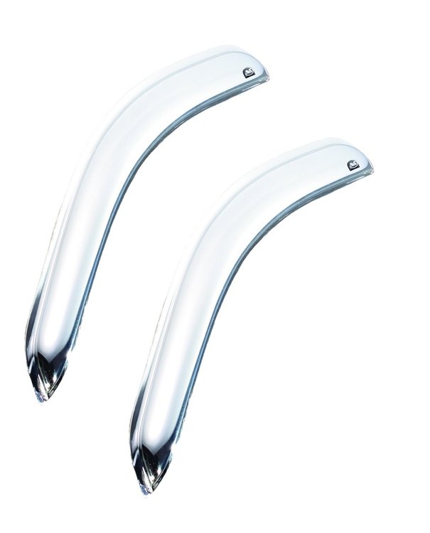 Chrome Tape-On Side Window Deflectors 2004-2008 F150