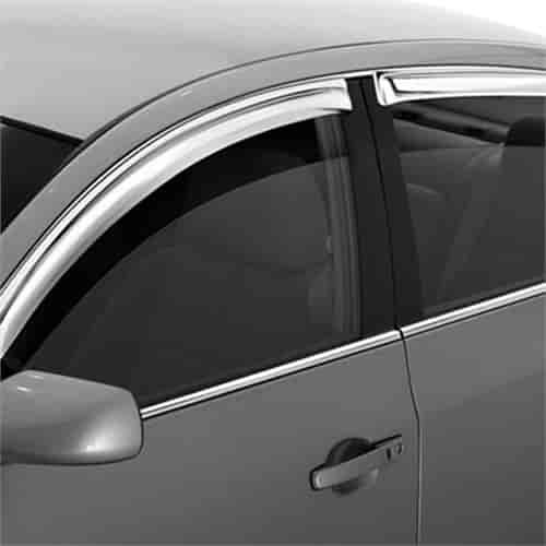 Chrome Tape-On Side Window Deflectors 2000-2005 Chevy Impala