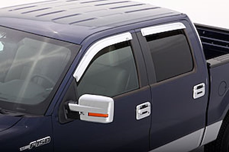 Chrome Tape-On Side Window Deflectors 2000-2006 Tahoe/Yukon