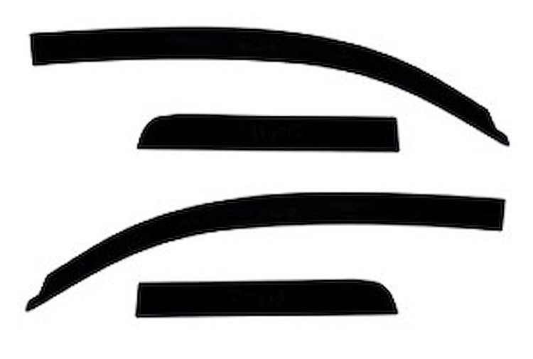 Low Profile Side Window Deflectors 2007-2013 Tundra Pickup Double Cab