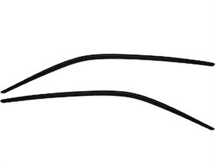 Tape-On Side Window Deflectors 2010-2013 Camaro