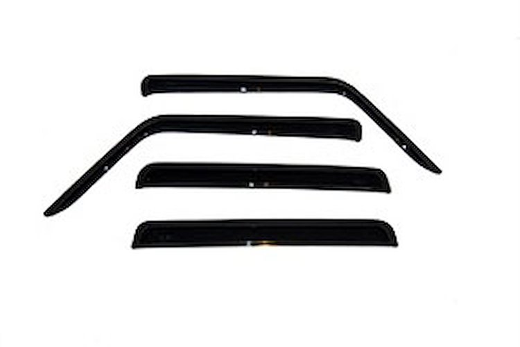 Ventvisor  Deflector 4 pc. Smoke