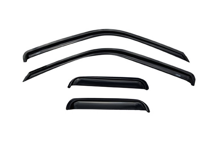 Tape-On Side Window Deflectors 1988-1998 C/K Pickup Extended Cab