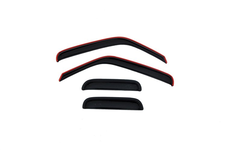 Tape-On Side Window Deflectors 1999-2011 Ranger Pickup Extended Cab