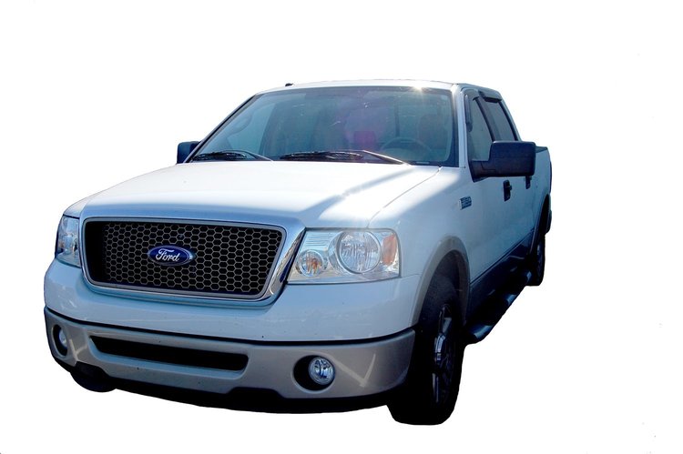 Tape-On Side Window Deflectors 2004-2008 F150 Pickup Supercrew