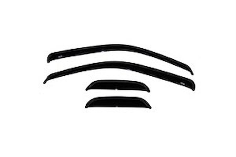 Tape-On Side Window Deflectors 2004-2012 Colorado/Canyon Extended Cab
