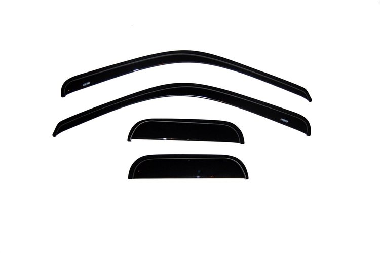 Tape-On Side Window Deflectors 1999-2013 F250/F350 Super Duty Pickup Extended Cab