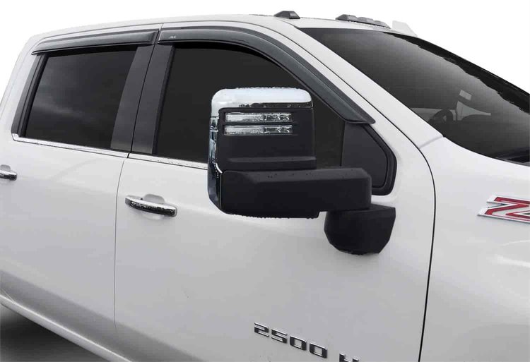 WINDOW DFLCTORS CHEVYSILV