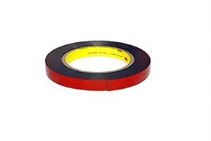 3M Acrylic Foam Tape Double Coated 0.5 in. x 5 yds. Grey
