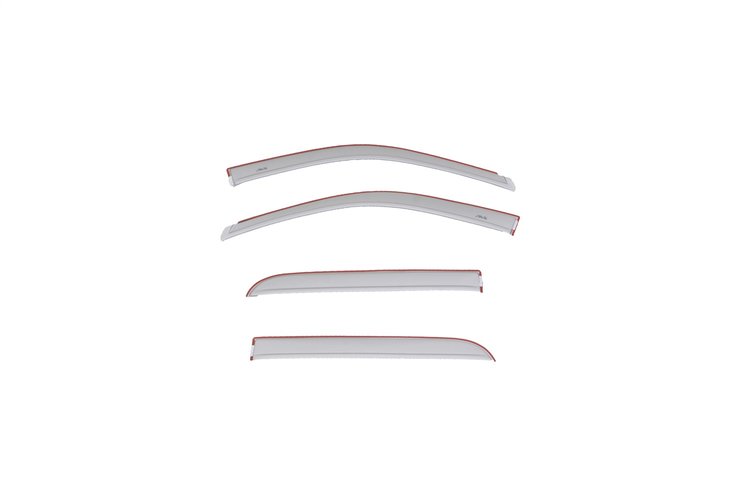 994004-PS2 Ventvisor Deflector; Color-Match; Low Profile; Bright Silver Metallic