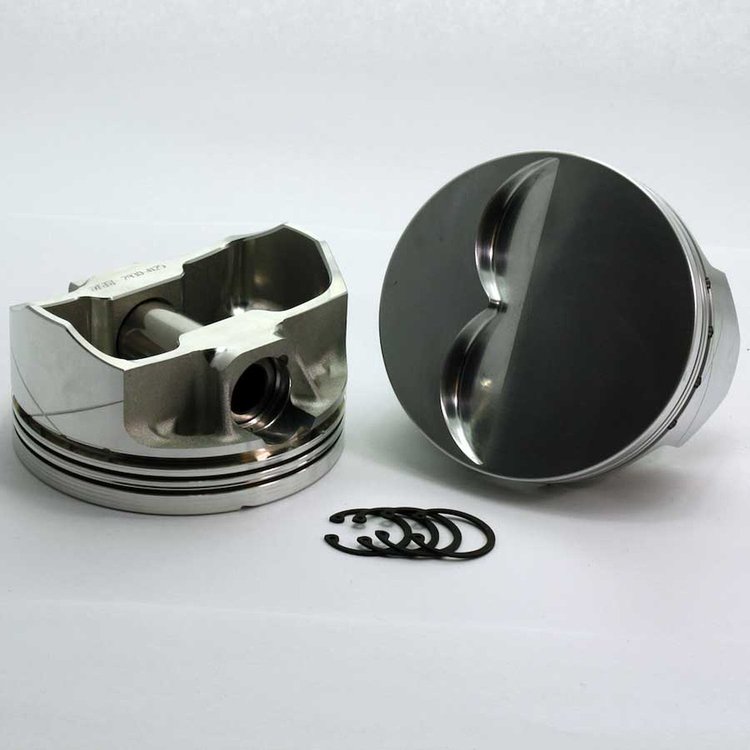 1-2400-4040 FX-Series Flat Top Piston Set for 1955-2004 Small Block Chevy, 4.040 in. Bore, -5cc Volume [OEMStroker]