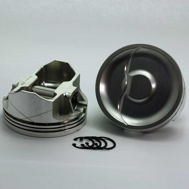 1-2476-4040 FX-Series Dish Top Piston Set for 1955-2004 Small Block Chevy, 4.040 in. Bore, -28cc Volume [Stroker]