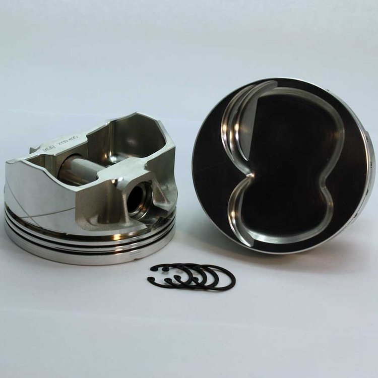 1-3208-4185 FX-Series Dish Top Piston Set for 1962-2001 Small Block Ford 351W, 4.185 in. Bore, -18cc Volume [Stroker]