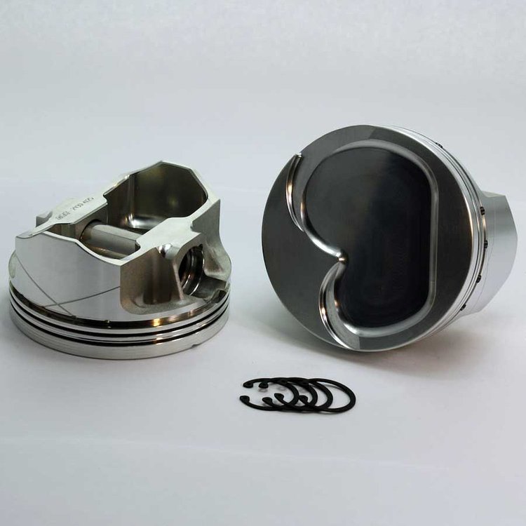 1-3271-4000 FX-Series Dish Top Piston Set for 1962-2001 Small Block Ford 289-302, 4 in. Bore, -13cc Volume [Stroker]