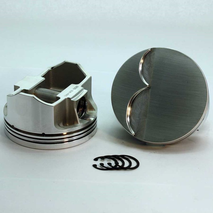1820-4060 SX-Series Flat Top Piston Set for 1999-2019 Chevy LS, 4.060 in. Bore, -3cc Volume [OEM Stroke]