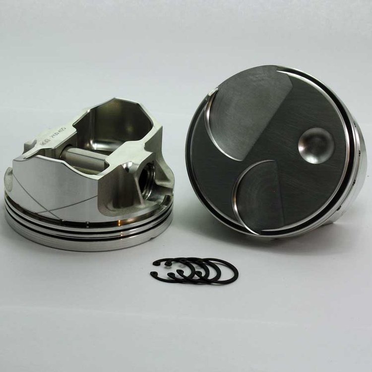 2-3175-4000 FX-Series Dome Top Piston Set for 1962-2001 Small Block Ford 289-302, 4 in. Bore, +7.5cc Volume [Stroker]