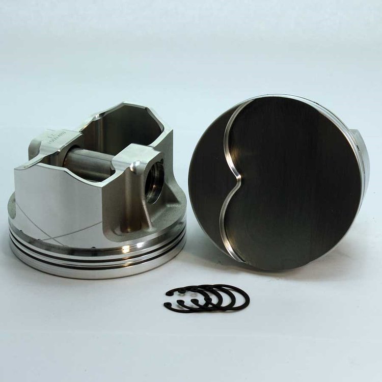 2-6000-4165 FX-Series Flat Top Piston Set for 1965-1981 Big Block Oldsmobile, 4.165 in. Bore, -12cc Volume [Stroker]
