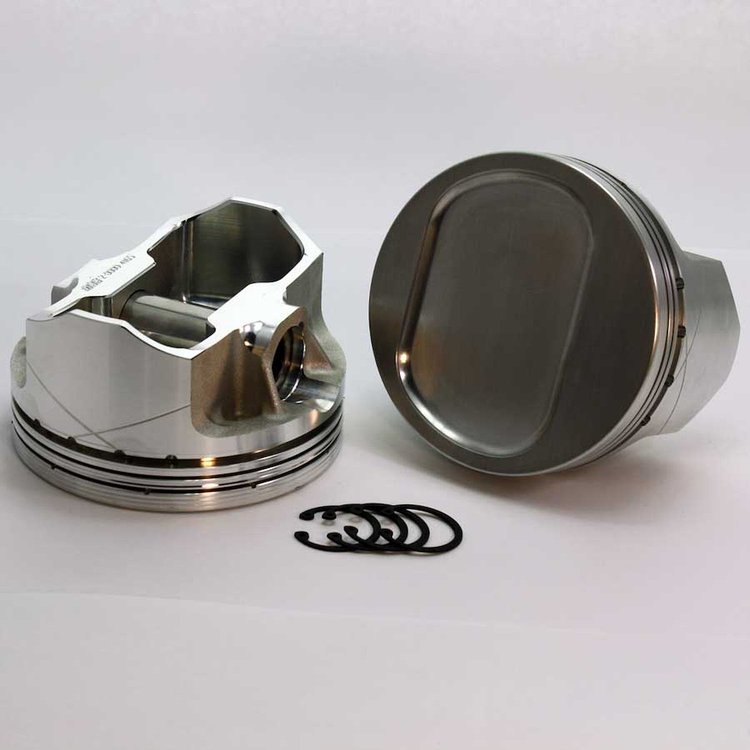 2-6170-4030C FX-Series Flat Top No-Notch Piston Set for 1977-1986 Iron Duke, 4.030 in. Bore, -0cc Volume [OEM Stroke]
