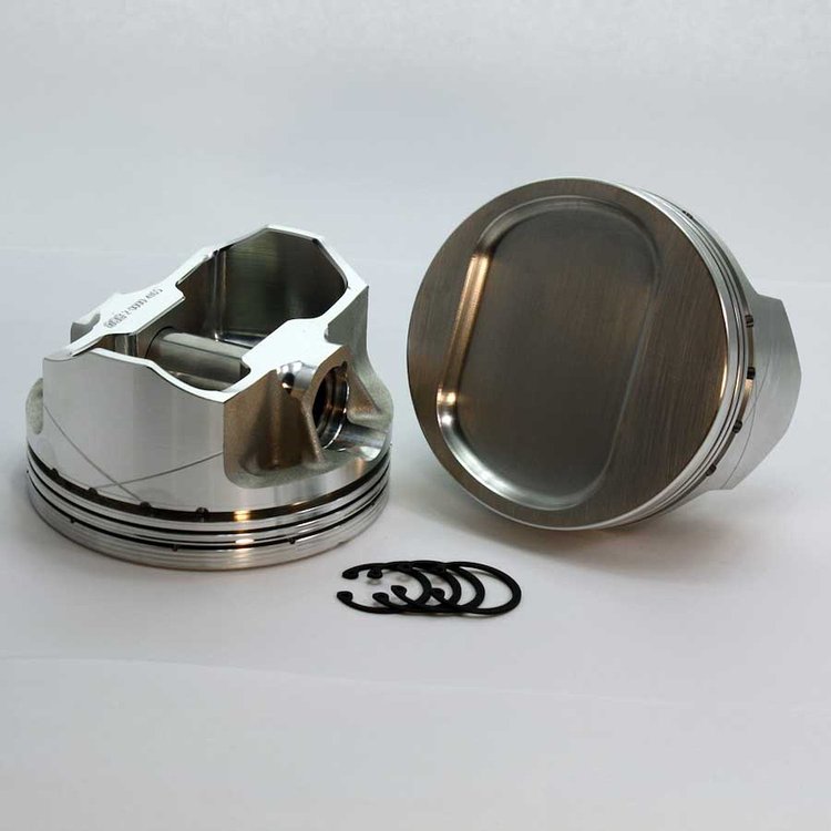 2-6171-4060C FX-Series Dish Top No-Notch Piston Set for 1977-1986 Iron Duke, 4.060 in. Bore, -7cc Volume [OEM Stroke]