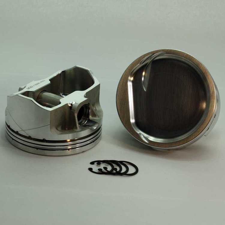3-3312-4030 FX-Series Dish Top Piston Set for 1962-2001 Small Block Ford 351W, 4.030 in. Bore, -31cc Volume [Stroker]