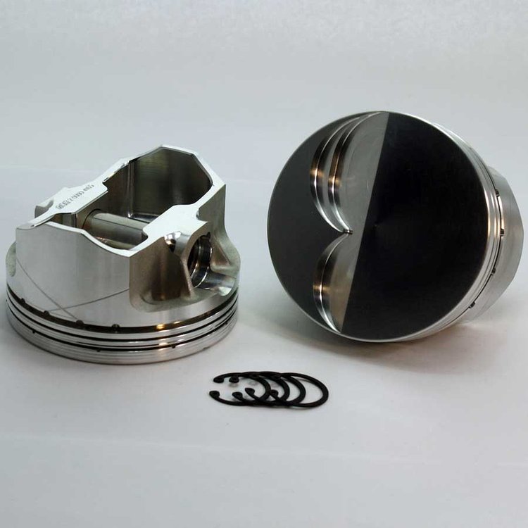 3-3501-4000C FX-Series Flat Top Piston Set for 1962-2001 Small Block Ford 351W, 4 in. Bore, -5cc Volume [Stroker]