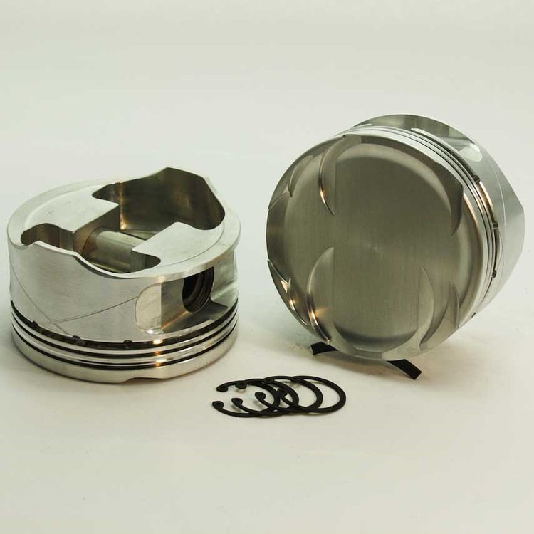 3-4857-3705 FX-Series Dish Top Piston Set for 1997-2017 Ford Modular, 3.705 in. Bore, -13cc Volume [OEM Stroke]