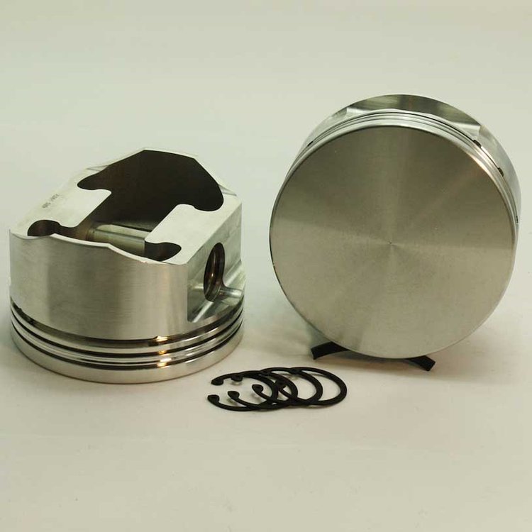 4800-3572 SX-Series Flat Top No-Notch Piston Set for 1997-2017 Ford Modular 5.4/5.8L, 3.572 in. Bore, -0cc Volume [OEM Stroke]