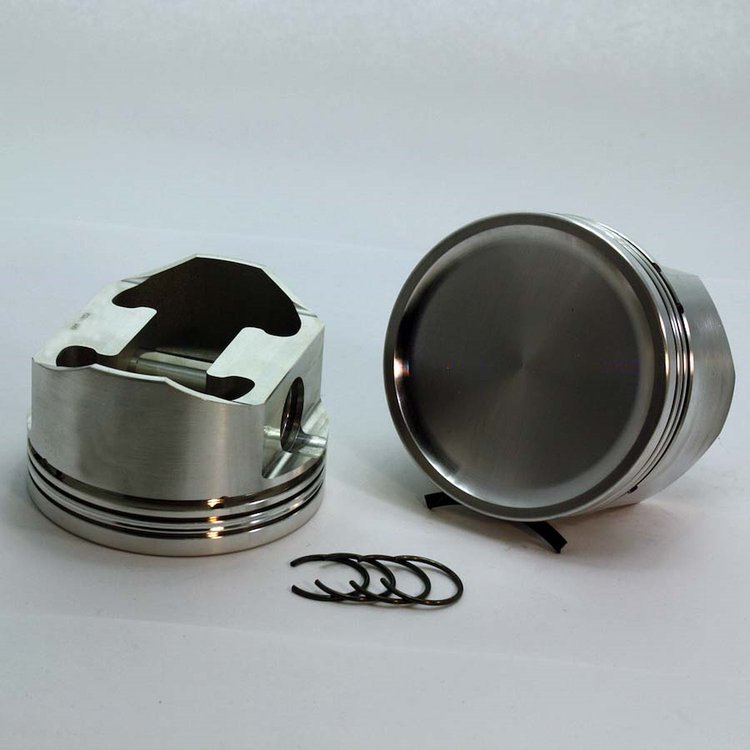 4802-3582 SX-Series Dish Top No-Notch Piston Set for 1997-2017 Ford Modular, 3.582 in. Bore, -10cc Volume [OEM Stroke]