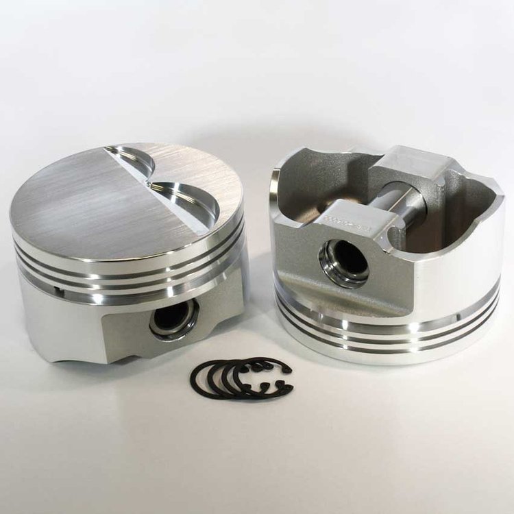 8775-4030 E-Series Flat Top Piston Set for 1999-2019 Chevy LS, 4.030 in. Bore, -3cc Volume [OEM Stroke]