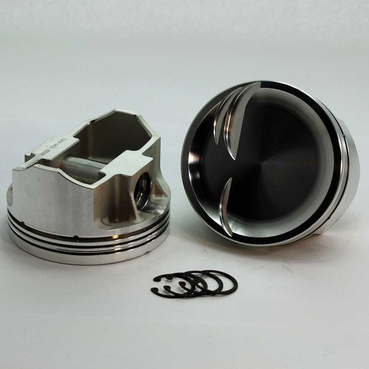 8895-4000 SX-Series Dish Top Piston Set for 1962-2001 Small Block Ford 351W, 4 in. Bore, -31cc Volume [Stroker]