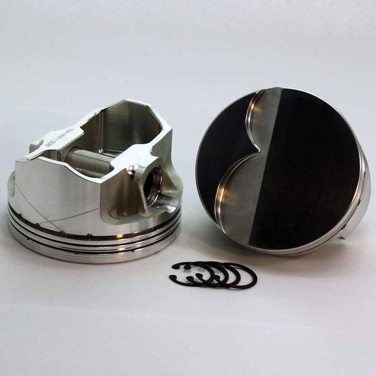 K1-2810-3810 FX-Series Flat Top Piston Set for 1997-2005 Chevy LS, 3.810 in. Bore, -3cc Volume [OEM Stroke]