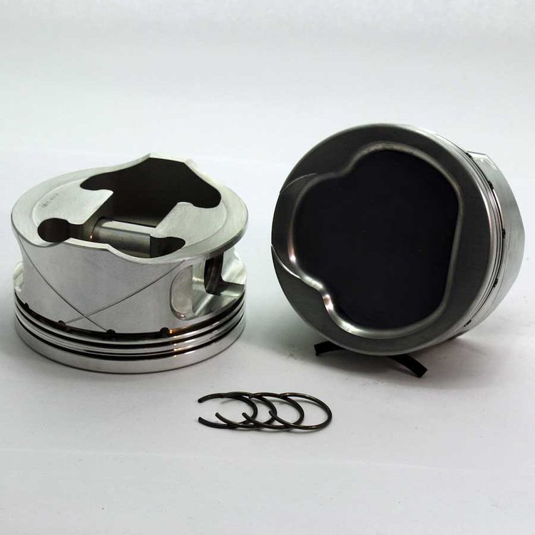 K1-4960-3592 FX-Series Dish Top Piston Set for 1997-2017 Ford Modular, 3.592 in. Bore, -8cc Volume [Stroker]