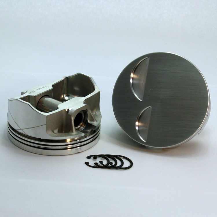 K1-3202-4155C FX-Series Flat Top Piston Set for 1962-2001 Small Block Ford 351W, 4.155 in. Bore, -2cc Volume [Stroker]