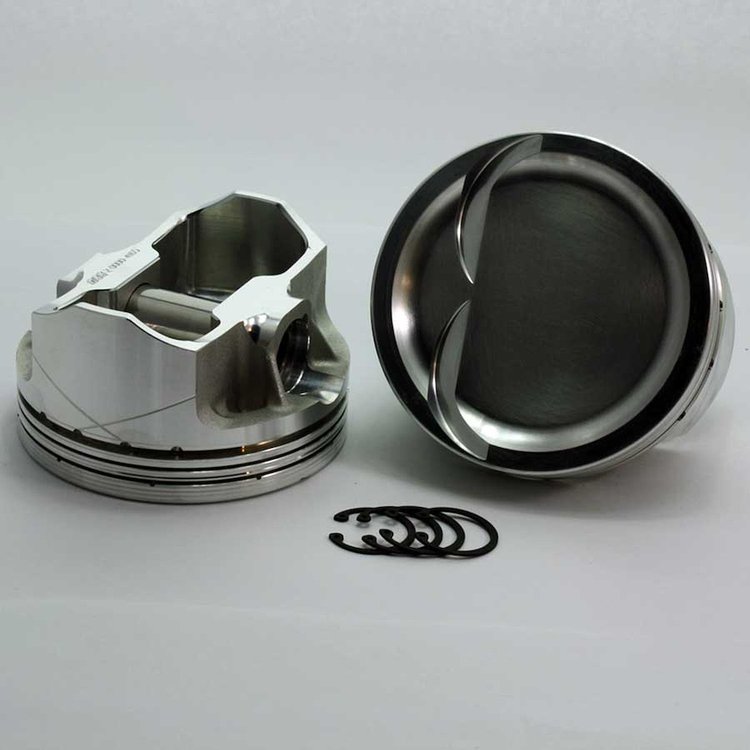 K2-6405-4060 FX-Series Dish Top Piston Set for 1971-1993 Small Block Mopar, 4.060 in. Bore, -28cc Volume [Stroker]