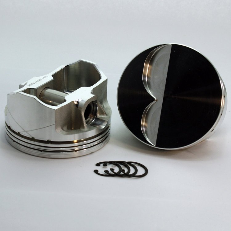 K2-3500-4030D FX-Series Flat Top Piston Set for 1962-2001 Small Block Ford 289, 4.030 in. Bore, -4cc Volume [OEM Stroke]