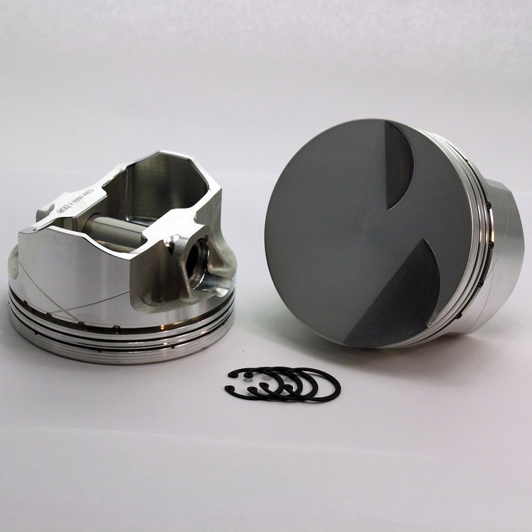 K2-3720-4000C FX-Series Flat Top Piston Set for 1962-2001 Small Block Ford 351C, 4 in. Bore, -3cc Volume [Stroker]