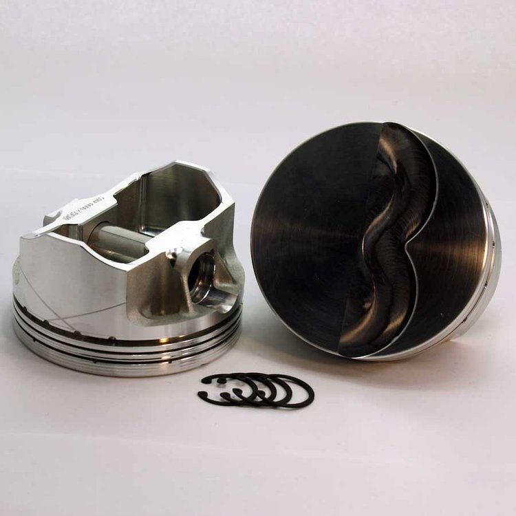 K3-5060-4130 FX-Series Flat Top Piston Set for 1958-1976 FE Ford, 4.130 in. Bore, -5cc Volume [Stroker]